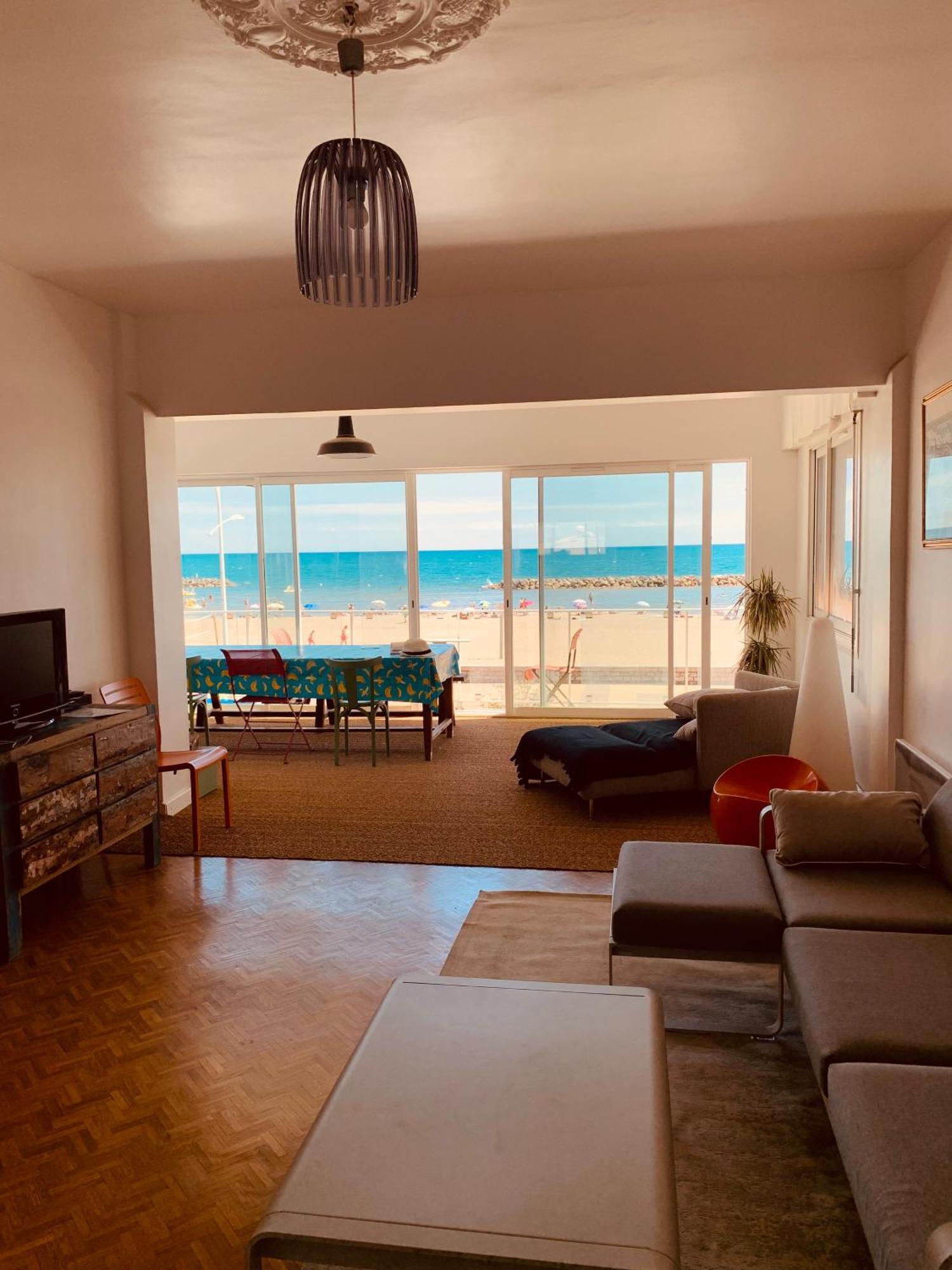 Appartement Bel appart vue mer à Valras-Plage Extérieur photo